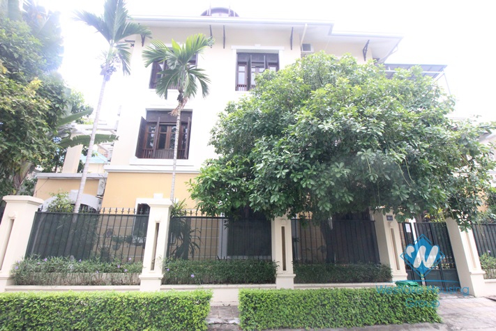Spacious, fully furnished house for rent in Ciputra, Tay Ho, Hanoi